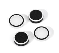 DLseego Thumbstick Tapas para Playstation Portal,Suave Silicona Antideslizante Joystick Grip Caps, 4 Pulgares Grip Cover Compatible con Playstation Portal Remote Player,Negro Blanco