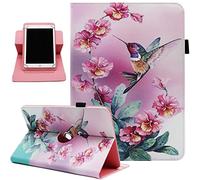 Dluggs - Funda universal para tablet Android de 10 y 10,1 pulgadas, piel sintética, rotación de 360 grados, función atril, para tablet de 10 y 10,1 pulgadas y todas las tabletas de 9,5 a 10,5 pulgadas