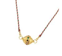 DLUKENY Collar de tarjeta de tarot místico multifuncional chapado en oro, elegante cadena para el cuello para citas de uso diario, Chapado en cobre con oro auténtico