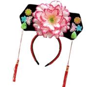 DLUKENY Diademas de princesa china, tocado para fiesta de cosplay, para recreación histórica, disfraz tradicional