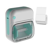 DLUKENY Impresora térmica recargable en miniatura, no necesita tintas, con impresión de alta resolución para fotos, etiquetas y notas de estudio, incluye impresora fotográfica portátil de rollo de
