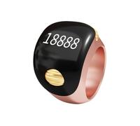 DLUKENY Pequeños anillos digitales Tasbih Zikr de 3 tamaños, anillos de oración intercambiables para musulmanes