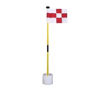 DLUKENY Pin Flags Practice Putting Green Flagstick Hole Cup Stick For Driving | Patio trasero Diseño de 2 secciones