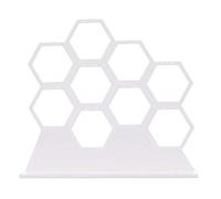 DLUKENY Soporte para pendientes, diseño de panal de abeja, para colgar joyas, torres de joyería para tachuelas
