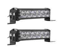 DLUMFPF 2 Luces LED De Policía Para Parrilla Coche Estroboscopios Inalámbricos Para Luz Estroboscópica Roja Y Azul Para Automóvil Luz De Niebla(White Manual)