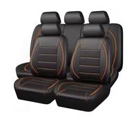 DLUMFPF Fundas De Asiento Coche Cuero PU para 5 Asientos Protectores Cojines para SUV Universal Juego Fundas Asientos