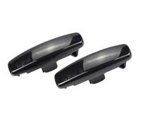 DLUMFPF Intermitentes Espejo LED Luces LED Dinámicas Posición Lateral Para Coche Luces Señalización Repetidoras Para Infiniti EX35 EX37 FX30d FX35 FX37 FX50 G25 G35 G37 JX35 M25(2PCS Dynamic Smoked)