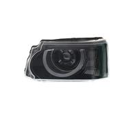 DLUMFPF Montaje exterior Para Range Para Rover 2010-2013 Conjunto Faros Delanteros Lente Luz Marcha Con Protección Modificada(Silver lens (side))