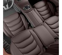 DLUNCPA Cojin Asiento Cuero PU Coche para Volvo V60 II Cross Country 2021, Delantero Trasero Juego Completo Cojines, Cuatro Estaciones, Accesorios Coche,Brown/A