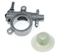 DLUPING Bomba de Aceite + Gusano para Makita HCU02C1 HCU02ZX2 DCS230T DCS231T DCS232T BUC250 BUC300 168393-2 Piezas de jardín