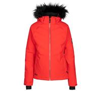 DLX Chaqueta de esquí para mujer, color rojo, XL