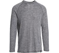 DLX Funktionsunterwäsche Wexler - Hombre Dlx Merino Base Layer Top Dark Grey Marl XL
