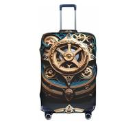 DLXW Funda para equipaje de viaje terrestre, protege la maleta de arañazos, varios tamaños, lavable a máquina, Blanco, X-Large