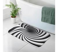 Dlxw La alfombrilla de baño de piedra de diatomita tiene una gran absorción de agua. La alfombrilla de ducha de piedra es antideslizante y se seca rápidamente. Es una alfombrilla de baño (50 x 80 cm).