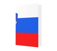 DLXW Tarjetas de agradecimiento en blanco con sobres que invitan a padres, amigos, hermanos, hermanas, vecinos, colegas, tarjeta de felicitación bandera de Eslovenia