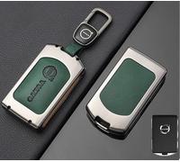 DLXYZML Carcasa de Llaves de Coche para Volvo EX30 2023 2024,Aleación de Zinc Carcasa Protectora para Llavero Llave de Coche Funda Funda para Mando de Coche Accesorios para Coche,Green