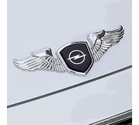 DLXYZML Coche 3D Emblema Adhesivo para Opel Astra K,Aleación de Zinc Logo Pegatina Insignia de Metal Edición Autoadhesiva Accesorios de Coche,Silver