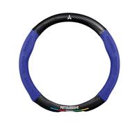 DLXYZML Coche Funda Volante para Mitsubishi Montero Sport 2019-2024,Cuero Cubre Volante Protector Volante Antideslizante Cómodo Transpirable Accesorios Coches,Blue