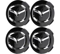 DLXYZML Juego de 4 tapas centrales de cubo de coche para Mazda MX-5 NC, tapas de cubo de rueda ABS, cubierta central de rueda, impermeable, a prueba de polvo, resistente al desgaste, protector solar
