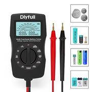 Dlyfull Comprobador de batería universal LCD LCD, medidor digital profesional para baterías, pilas y pilas de botón, capacidad y voltaje de resistencia interna, B3