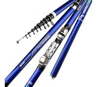 DLZFUDTY CañAs de Pescar,CañAs de Pesca Fibra de Carbono 3.6M 4.5M 5.4M 6.3.0M for caña de Pescar telescópica M Power Roca caña de Pescar alimentador Carpa Rod de la Resaca de Giro Rod(3.6 m)