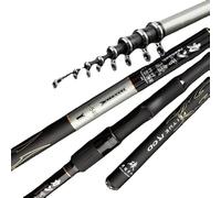 DLZFUDTY CañAs de Pescar,CañAs de Pesca Poder telescópica caña de Pescar Roca 2.7m-6.3.0M Fibra de Carbono for Caña de Pescar Carpa alimentador de Barcos del Recorrido de Rod mar(3.6M)