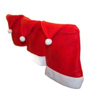 DLZFUDTY Fundas Sillas Navidad,Forros para Sillas De Comedo 1-12 Fundas navideñas for sillas, decoración de Papá Noel, Gorro Rojo, Juego for Cocina y Comedor for festividades(10pcs)