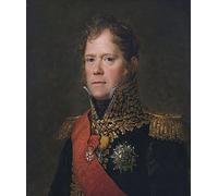 DLZJYIQV Famoso Mural Imagen arte Impresión En Lienzo Retrato del mariscal Michel Ney Pascal Simon Gerard para Decoración de Paredes 60x90cm