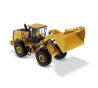 DM DIECAST MASTERS Diecast Masters 85683-Cargadora sobre Ruedas Caterpillar, Next Gen Cat 972 XE, Escala, Aprox. 6.7 x 7.3 x 18.2 cm, a Partir de 14 años, Yellow, Scale 1:50