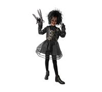 DM Disfraz tipo Manostijeras. Para Adultos y Niños (Varias tallas). Incluye, en Hombre y Niño: Camiseta con cuello y cinturón. En Mujer y Niña: Vestido. (Talla 5/6 años, Niña)