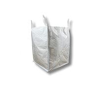 dm-folien Big Bag 90 x 90 x 115 cm I 10 unidades I SWL 1000 kg I Robusto saco de basura de jardín con asas de elevación y caño I Big Packs para grava y escombros de construcción, paquete grande de