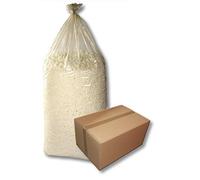 dm-folien Bolsas de basura transparentes con pliegues laterales, 1000 litros, 30 unidades, 800 x 500 x 2300 mm, bolsas de basura grandes como cubiertas y bolsas, bolsas de basura resistentes a