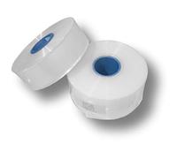 dm-folien - Lámina transparente para tubos (150 mm x 250 m, 100 μ ), material de embalaje sin imprimir de LDPE, película tubular resistente al desgarro para envasar y congelar alimentos