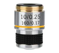 DM-WJ002 10x 185 Microscopio Biológico Lente de Objetivo Acromático 160/0,17 Lente de Microscopio