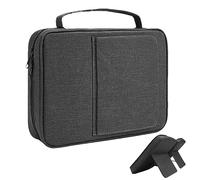 DMAIS Biblia grande, bolsa de transporte de la Biblia de poliéster, resistente a la abrasión, asa para la iglesia, bolsa con ranura para la Biblia con asa, funda protectora de la Biblia para libros,
