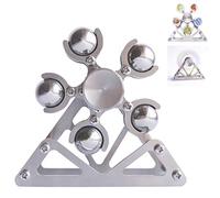 DMaos Ferris Wheel Fidget Spinner, Kinetic Desk Toys Spin mit Ständer, Metall Edelstahl, Premium Geschenk Figit Spielzeug für Erwachsene Kinder