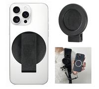 DMaos Soporte magnético ultra fuerte para teléfono con cadena antirrobo, clip desmontable para cinturón para exteriores, manos libres, universal para iPhone, Samsung, Google