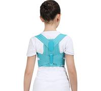 dmartN Corrector de Postura de Espalda para niños Corsé ortopédico Hombro Columna Lumbar Descompresión Soporte de Cintura Corrección Niños Adolescentes Cinturón alisador de Espalda Superior (Azul XL)