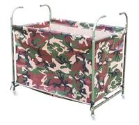 DMBBSAPBSH Estante de Almacenamiento de Pelotas, Cesta for Guardar Pelotas de fútbol, Baloncesto, béisbol, con Ruedas, for Escuela, Garaje y Gimnasio.(110x70x105cm)