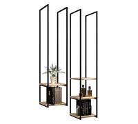 DMBBSAPBSH Estante de Techo, Estantería de Techo, Estante Colgante de Techo for Plantas, Soporte for macetas, estantería de Almacenamiento de Cocina, botellero | 2 Niveles(30x30x150cm)