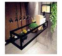 DMBBSAPBSH Estante de Techo, Estantería de Techo, Estante for macetas, repisa for Plantas, Soporte de Techo for Flores con Estructura de Hierro(80x25x15CM)