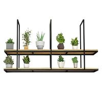 DMBBSAPBSH Estante de Techo, Estantería de Techo, Estantes Colgantes de Techo, Ideales for Sala de Estar, Cocina, Bar, floristería o como Soporte for vinos.(130x30x80cm)