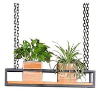 DMBBSAPBSH Estante de Techo, Estantería de Techo, Soporte Colgante for macetas, Ideal for Bar, Patio, jardín o balcón.(140x25x15cm)