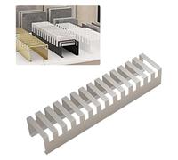DMBBSAPBSH Expositor de Baldosas, Estante organizador de vidrio for exhibir baldosas de piso de escritorio, ideal for colocar muestras de materiales de construcción.(Silver,60 * 13 * 10cm)