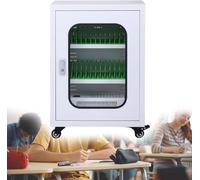 DMBBSAPBSH Gabinete de Carga Portátil para Teléfono Móvil, 2 en 1: gabinete de Carga Recargable for teléfonos móviles, Caja de Almacenamiento portátil for Salas de conferencias en Empresas(30slots)