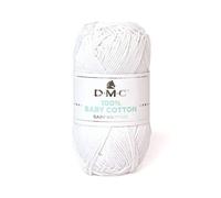 DMC - 100% Baby Cotton - Hilo para tricot - 100% algodón | Especialmente diseñado para bebés y confección de canastillas | Suave y cómodo | Ovillo de 50g - 106m | 27 colores disponibles