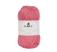 DMC - 100% Baby Cotton - Hilo para tricot - 100% algodón | Especialmente diseñado para bebés y confección de canastillas | Suave y cómodo | Ovillo de 50g - 106m | 27 colores disponibles