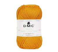 DMC - 100% Baby Cotton - Hilo para tricot - 100% algodón | Especialmente diseñado para bebés y confección de canastillas | Suave y cómodo | Ovillo de 50g - 106m | 27 colores disponibles