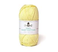 DMC - 100% Baby Cotton - Hilo para tricot - 100% algodón | Especialmente diseñado para bebés y confección de canastillas | Suave y cómodo | Ovillo de 50g - 106m | 27 colores disponibles