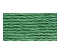 DMC 117-163 Mouline hilo de algodón trenzado de seis hebras para bordar, color verde celadón, 8.7 yardas, paquete de 12